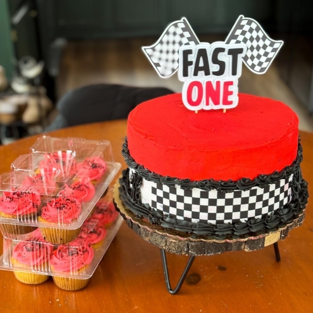 Checkered Cake Border